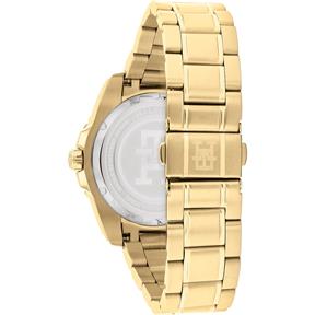 Reloj Tommy Hilfiger TH85 Dorado y Negro Analógico Hombre 1792133 2