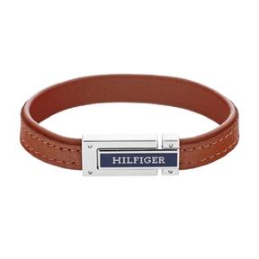 Pulsera Tommy Hilfiger Cuero marrón y Acero Inoxidable 2790560