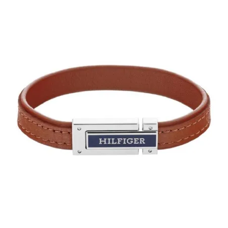 Pulsera Tommy Hilfiger Cuero marrón y Acero Inoxidable 2790560