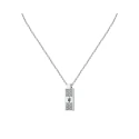 Collar Maserati Iconic Hombre Acero Inoxidable Plateado JM423AVD20