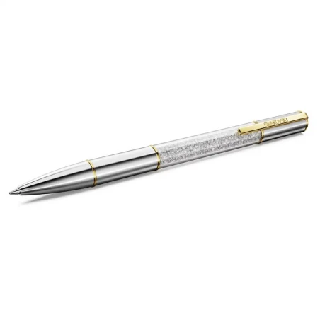 Bolígrafo Swarovski Crystalline Lustre Baño Oro y Plateado 5688637