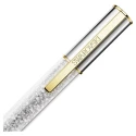 Bolígrafo Swarovski Crystalline Lustre Baño Oro y Plateado 5688637