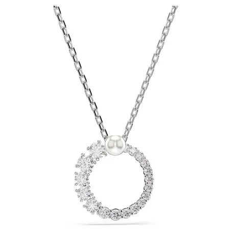Gargantilla Swarovski Matrix Baño Rodio y Crystal Pearl 5688751