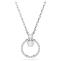 Gargantilla Swarovski Constella Baño Rodio y Cristales Blancos 5692261