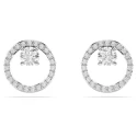 Pendientes Swarovski Constella Círculo Baño Rodio y Cristales Blancos 5692262