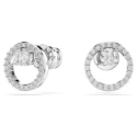 Pendientes Swarovski Constella Círculo Baño Rodio y Cristales Blancos 5692262