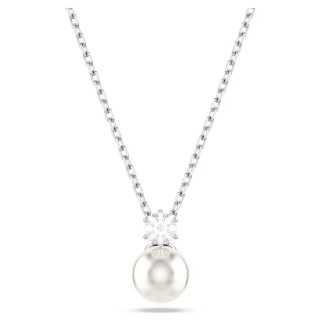 Gargantilla Swarovski Matrix Baño Rodio y Crystal Pearl 5693897
