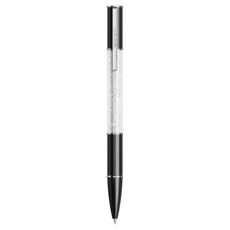 Bolígrafo Swarovski Crystalline Lustre Baño Rodio y Negro 5694180