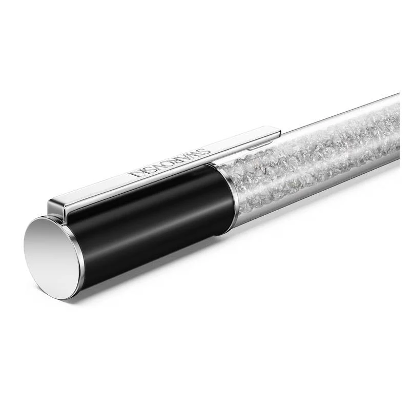 Bolígrafo Swarovski Crystalline Lustre Baño Rodio y Negro 5694180