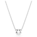 Gargantilla Swarovski Imber Baño Rodio y Cristal Blanco 5696039