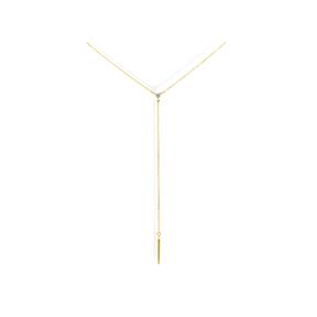 Gargantilla Marina García Oro Amarillo 18Kt y Brillante blanco A2740GA42