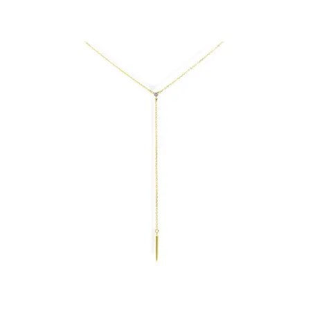 Gargantilla Marina García Oro Amarillo 18Kt y Brillante blanco A2740GA42