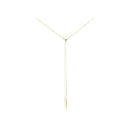 Gargantilla Marina García Oro Amarillo 18Kt y Brillante blanco A2740GA42