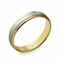 Alianza de boda bicolor 5240329