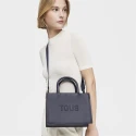 Bolso Shopper Amaya TOUS Brenda Azul Marino Mediano 2002106333