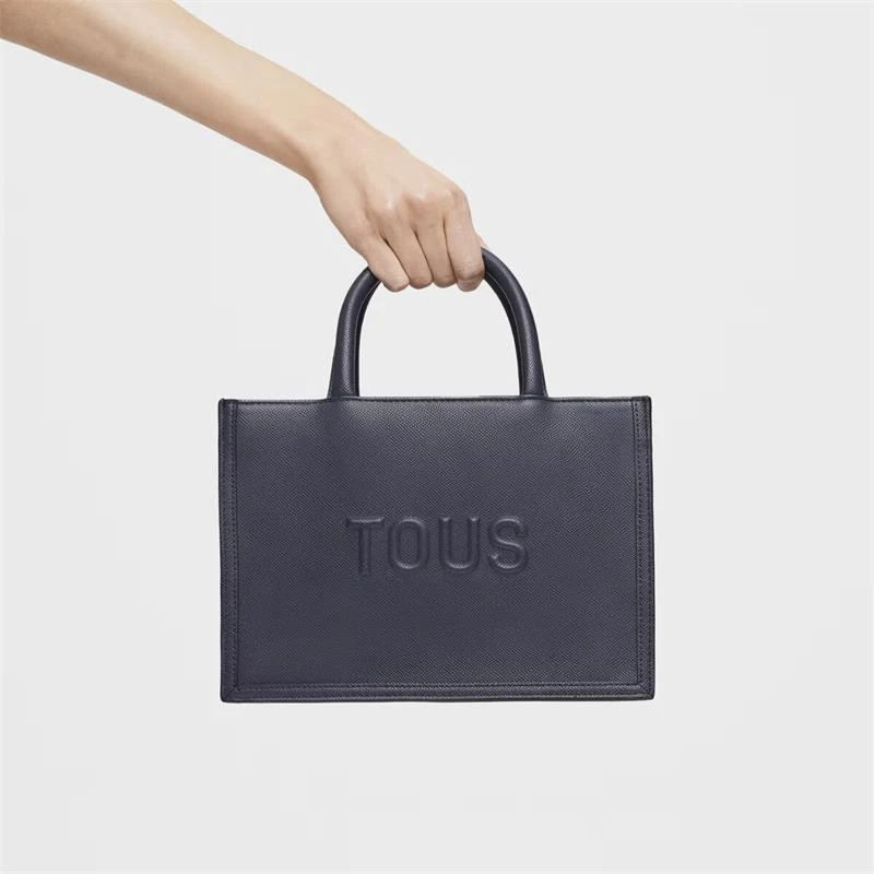 Bolso Shopper Amaya TOUS Brenda Azul Marino Mediano 2002106333