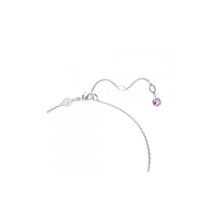 Gargantilla Swarovski Gema Baño Rodio y Cristales Multicolor 5692421