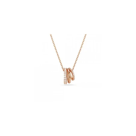 Gargantilla Swarovski Hyperbola Baño Rosado y Cristales Blancos 5701494
