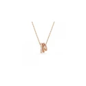 Gargantilla Swarovski Hyperbola Baño Rosado y Cristales Blancos 5701494