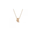 Gargantilla Swarovski Hyperbola Baño Rosado y Cristales Blancos 5701494