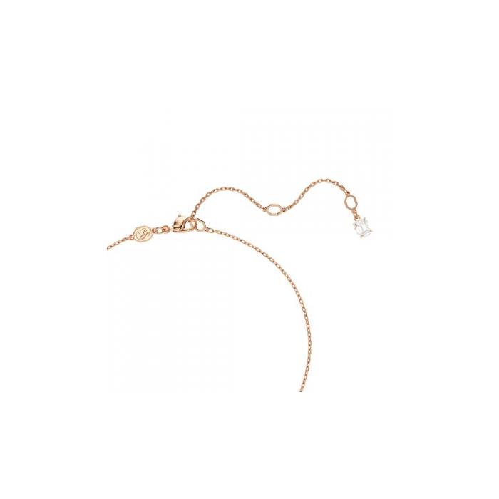 Gargantilla Swarovski Hyperbola Baño Rosado y Cristales Blancos 5701494