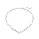 Collar Swarovski Mesmera Baño Rodio y Cristales Blancos 5665242