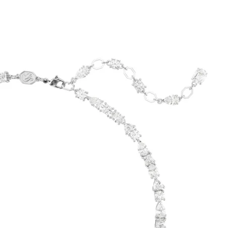 Collar Swarovski Mesmera Baño Rodio y Cristales Blancos 5665242
