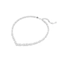 Collar Swarovski Mesmera Baño Rodio y Cristales Blancos 5665242