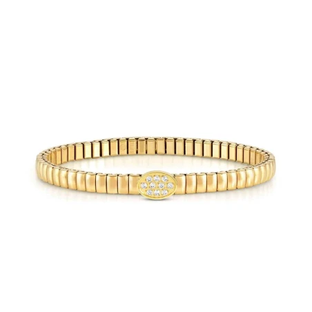 Pulsera XTE XSMALL ed. LIFE en acero y circonitas ac. ORO AMARILLO Oval