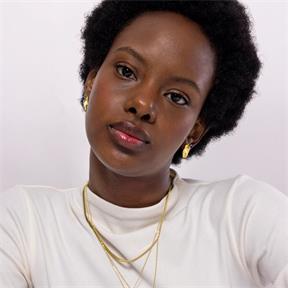 Pendientes Lux by Lux Yumi Acero Baño Oro y Lapislazuli SGEM08979600 2