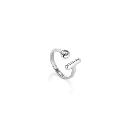 Anillo UNOde50 Ser Indomable Baño Plata y Topacio ANI0817BLNMTL