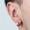 Pendientes Lotus Style Hombre Aro Acero Dorado LS2160-4/4