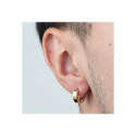 Pendientes Lotus Style Hombre Aro Acero Dorado LS2160-4/4