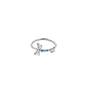 Pulsera UNOde50 Libélula Baño Plata y Cristales Azules PUL2475AZUMTL0M