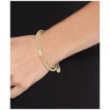 Doble Pulsera Tommy Hilfiger Acero Inoxidable Baño Oro y Circonitas 2780876