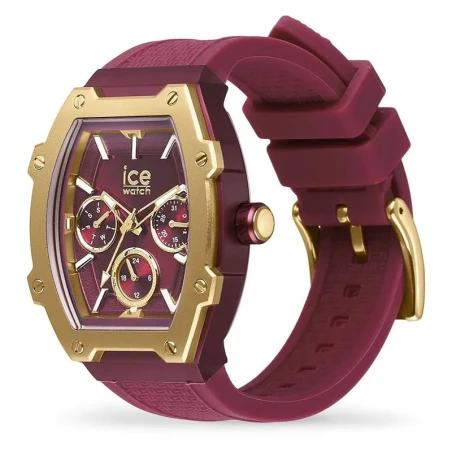 Reloj Ice Watch Ice Boliday Burgundy y Dorado Analógico Mujer 022868