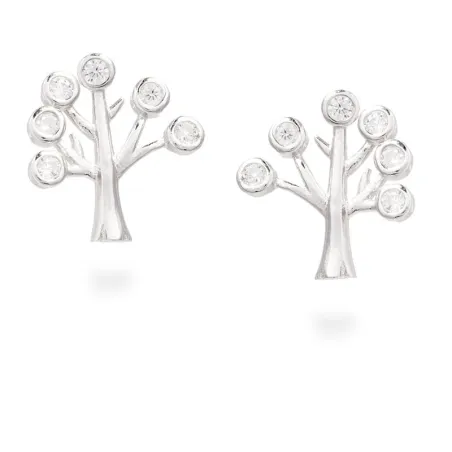 Pendientes Luxenter Floky Mujer Plata y Circonitas brillantes EH1010000