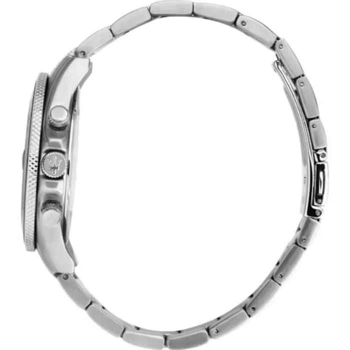 Reloj Maserati Competizione Diver Plateado, Negro y Azul Cronógrafo  R8873600009