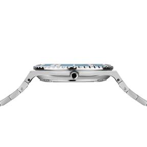 Reloj Bering Artic Sailing Plateado y Azul Analógico Mujer 18936-705 2