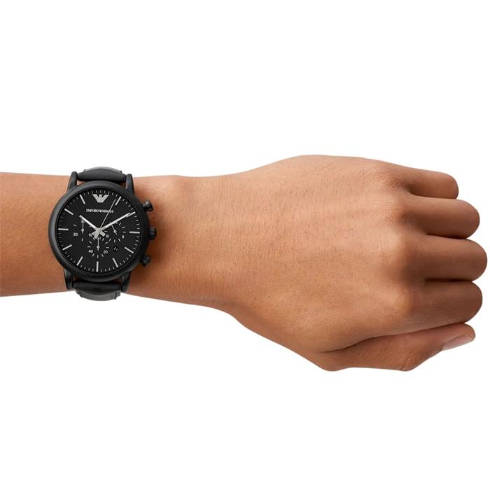 Reloj Emporio Armani Luigi Negro Cronógrafo Hombre AR1970