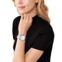 Reloj Michael Kors Lennox Plateado Analógico Mujer MK7393