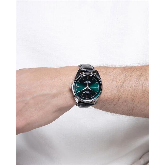 Reloj Viceroy Heat Negro, Plateado y Verde Analógico Hombre 401375-67