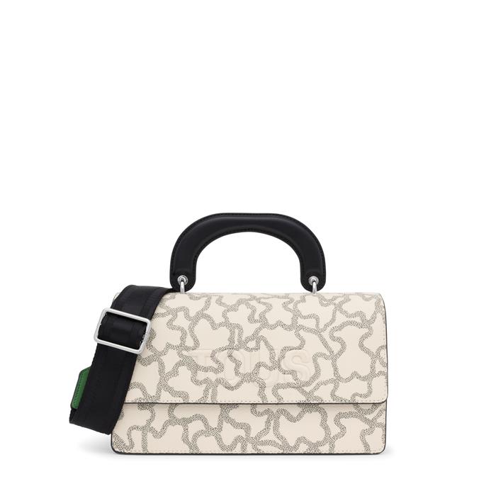 Bolso Bandolera Solapa TOUS Kaos Icon Topo y Verde Mediana 2002127547