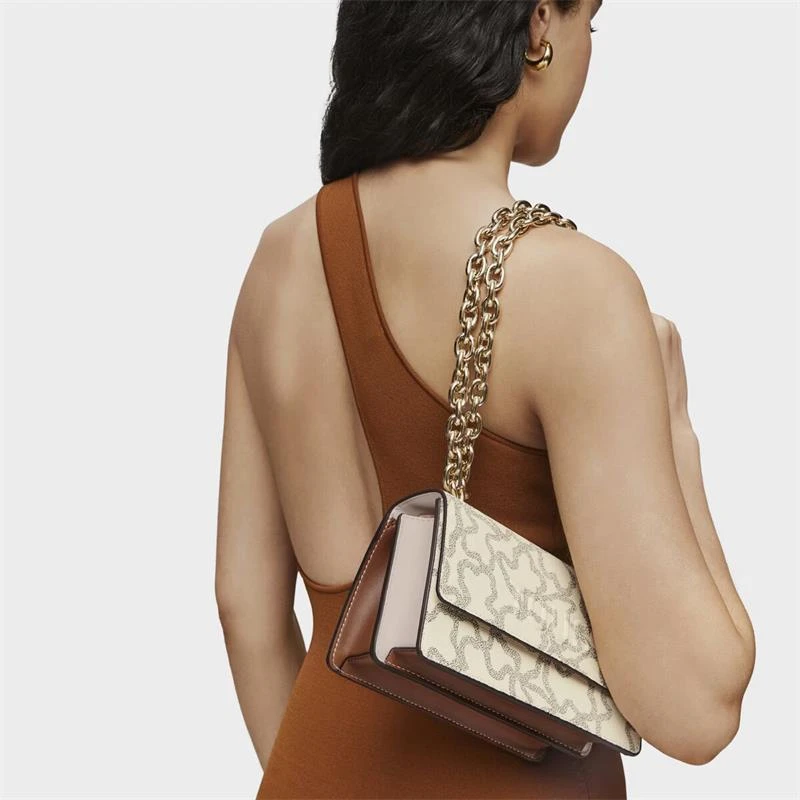 Bandolera Solapa TOUS Kaos Icon Beige 2002128601