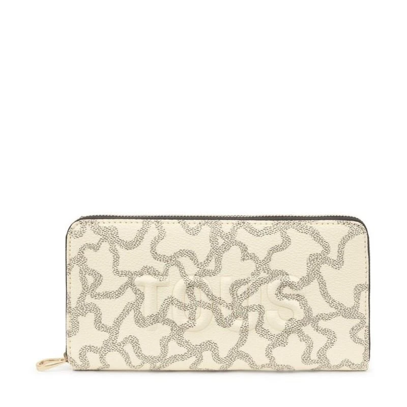 Billetera TOUS Kaos Icon Beige Mediana 2001503303