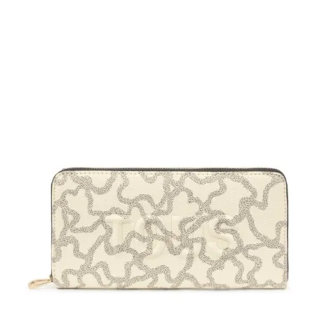 Billetera TOUS Kaos Icon Beige Mediana 2001503303