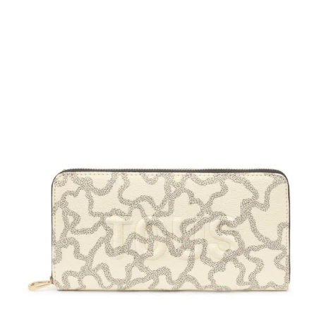 Billetera TOUS Kaos Icon Beige Mediana 2001503303