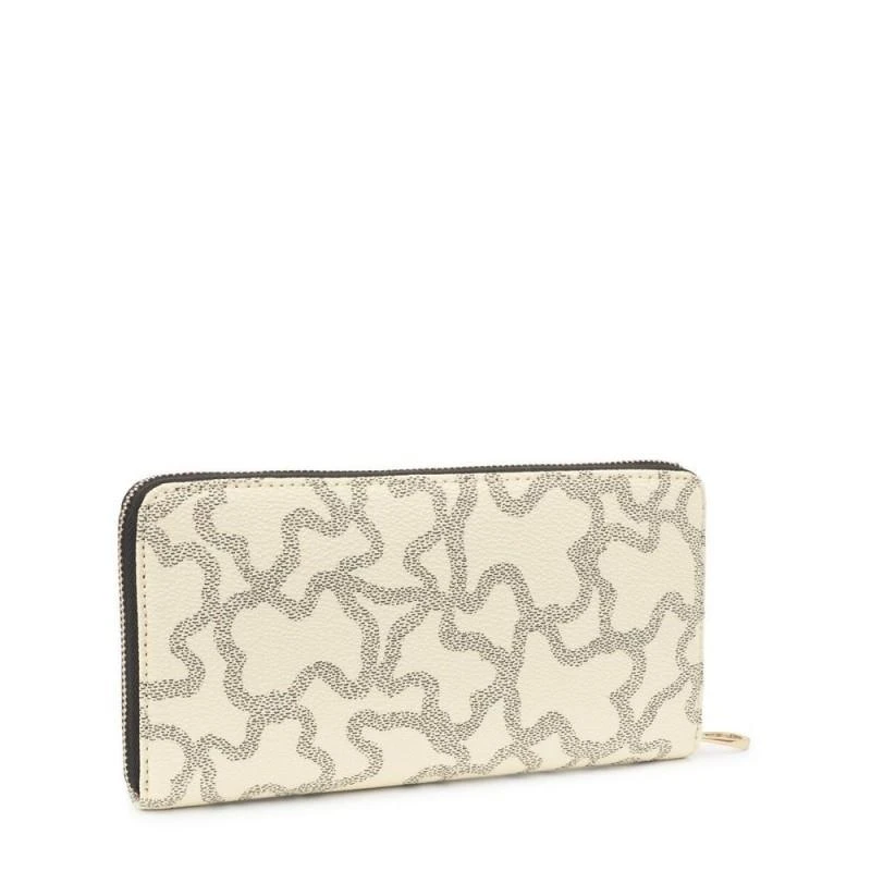 Billetera TOUS Kaos Icon Beige Mediana 2001503303