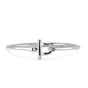 Pulsera UNOde50 Ser Indomable Baño Plata y Topacio Blanco PUL2449BLNMTL0M