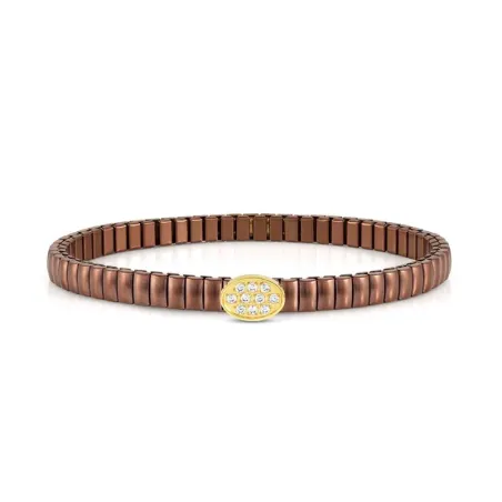 Pulsera Nomination XTE Acero Inoxidable Chocolate y Circonitas 046012/053